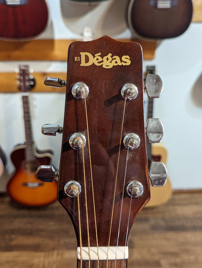 El Degas MT4N Acoustic Guitar w/Case (Used)
