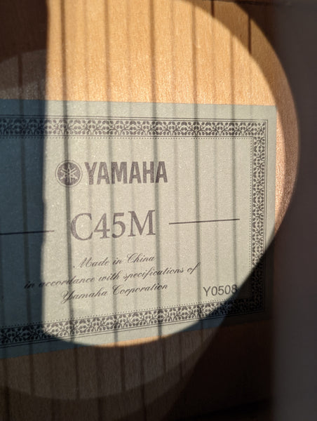 Yamaha C45M Classical Guitar (Used)