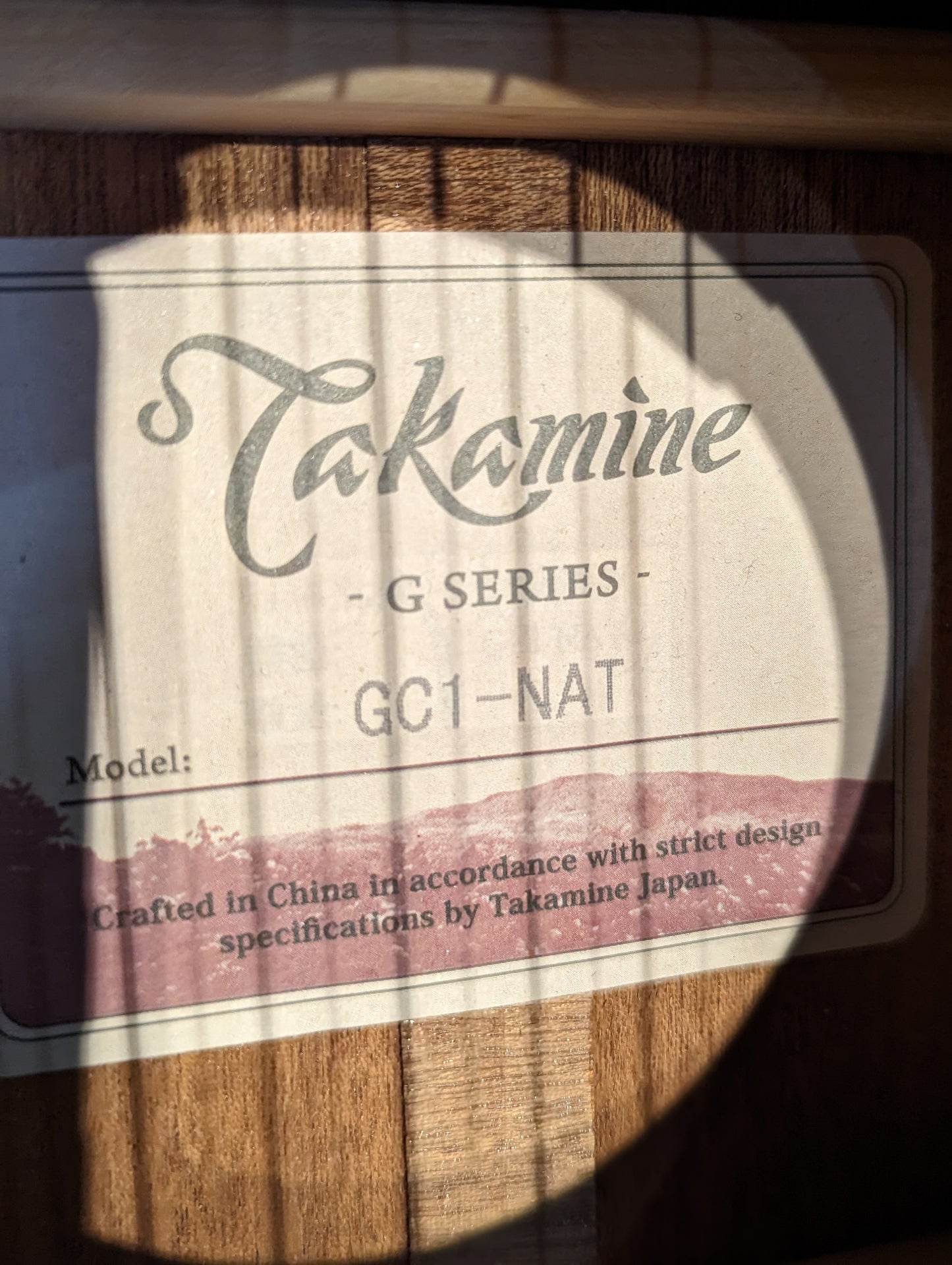 Takamine GC-1 Classical Guitar w/Gig Bag (Used)