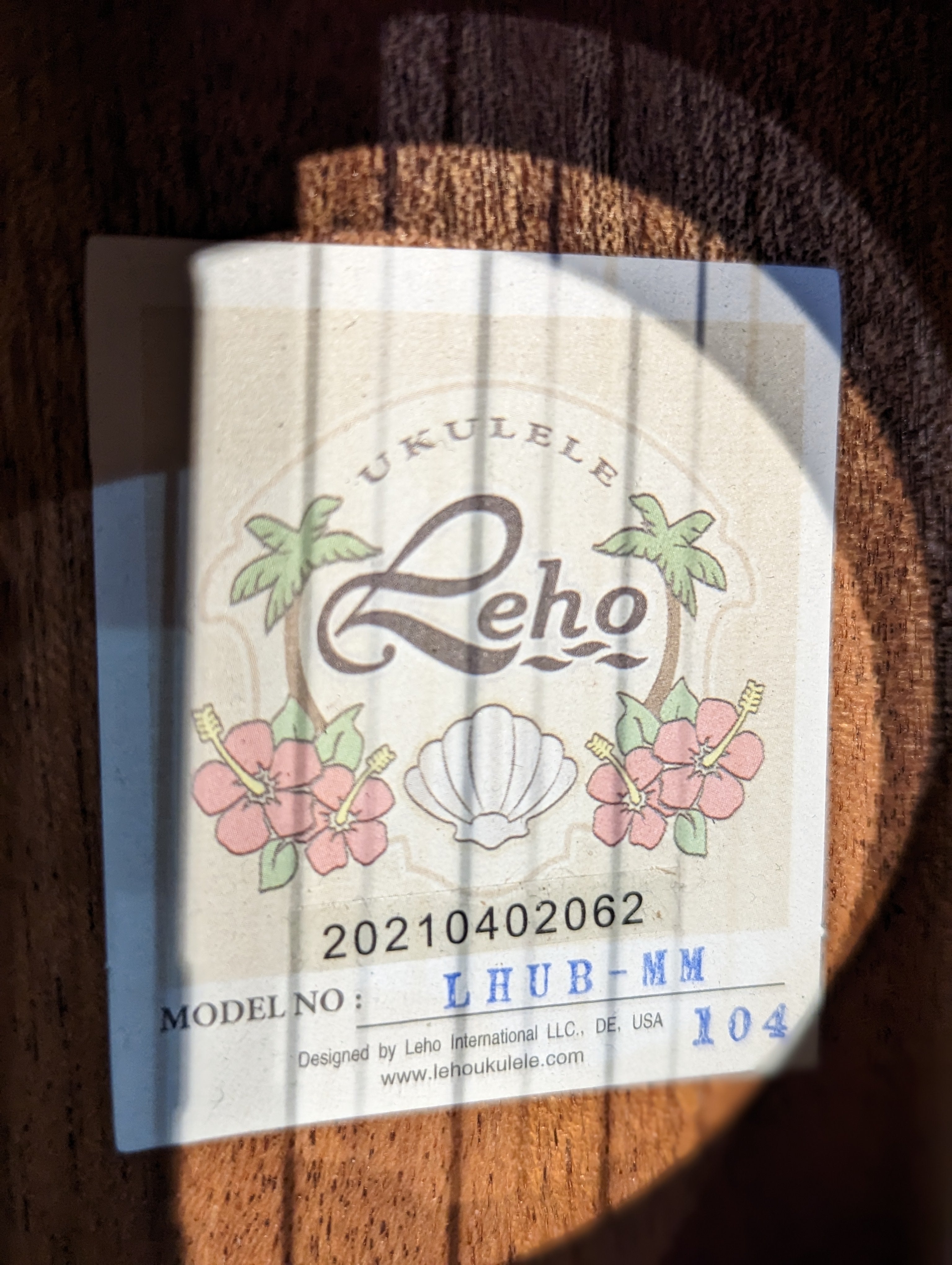Leho LHUB MM Baritone Ukulele Used