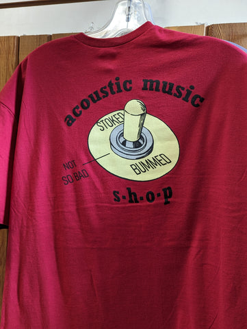 Acoustic Music Shop Stoked/Bummed 3-Way Toggle T-Shirt