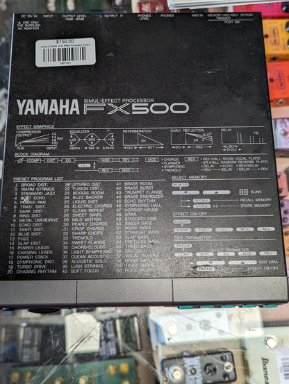Yamaha FX500 Multi Effect Processor (Used)