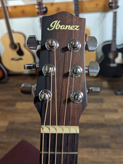 Ibanez EWP13 Steel String Piccolo Acoustic Guitar - Dark Brown Open Pore (B-STOCK)