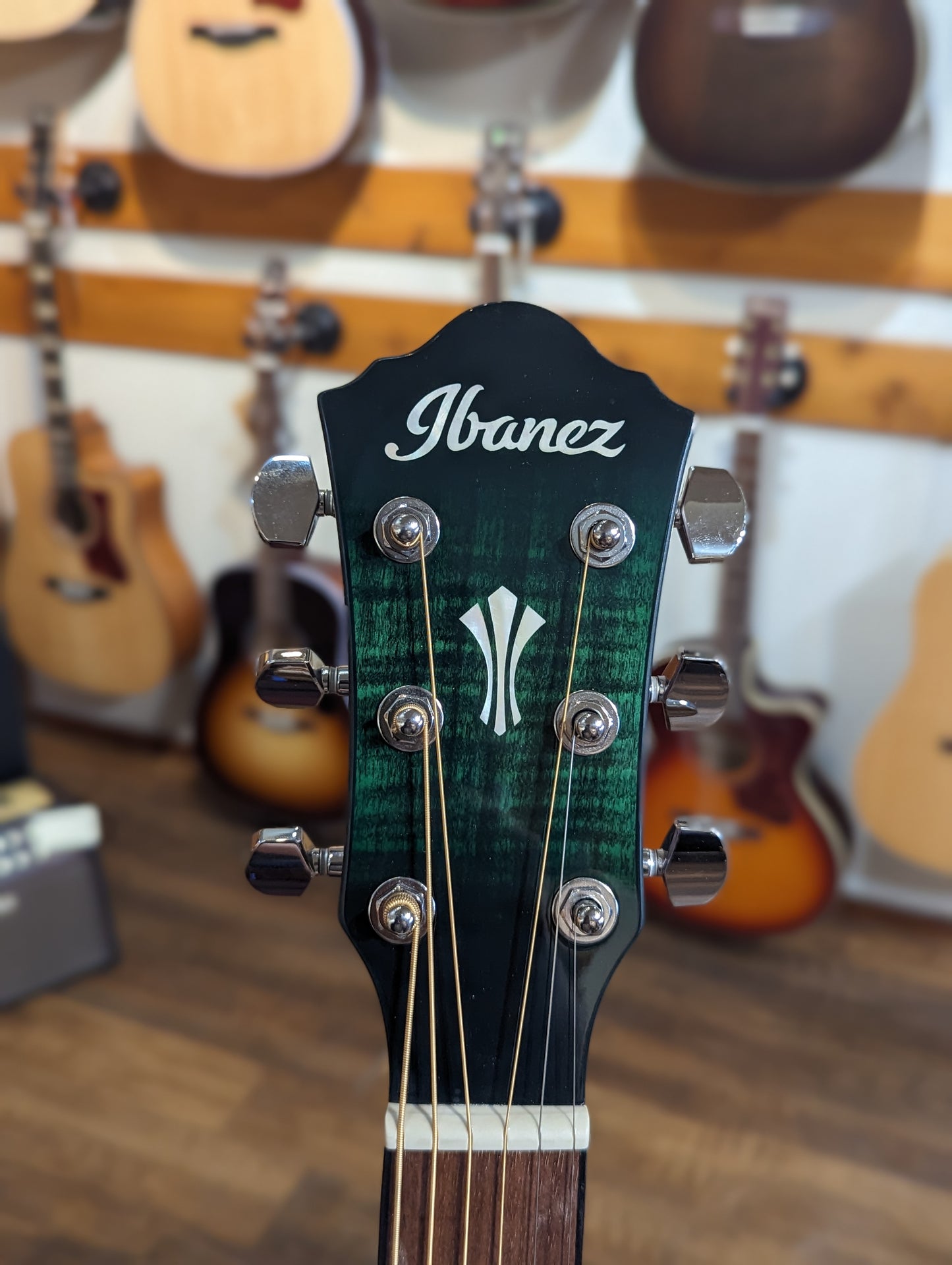 Ibanez AEG70 Acoustic/Electric Guitar - Emerald Burst Gloss