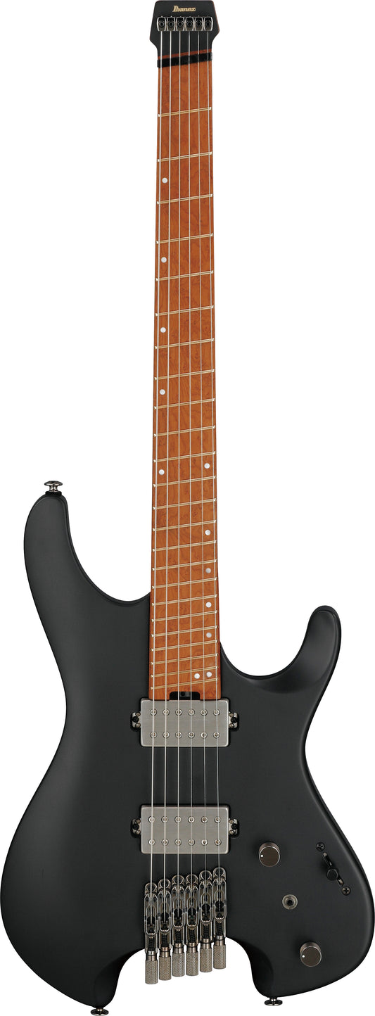 Ibanez QX52 Headless Electric Guitar with Gigbag - Black Flat