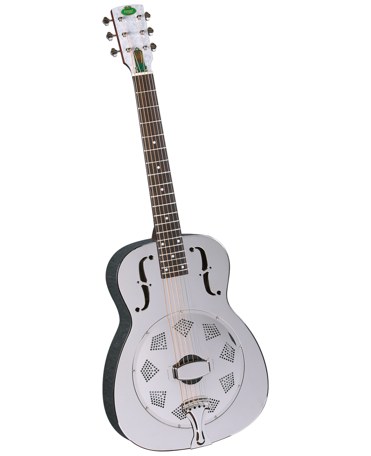 Regal RC-2 Metal Body Style-O Duolian Guitar – Nickel-Plated Brass