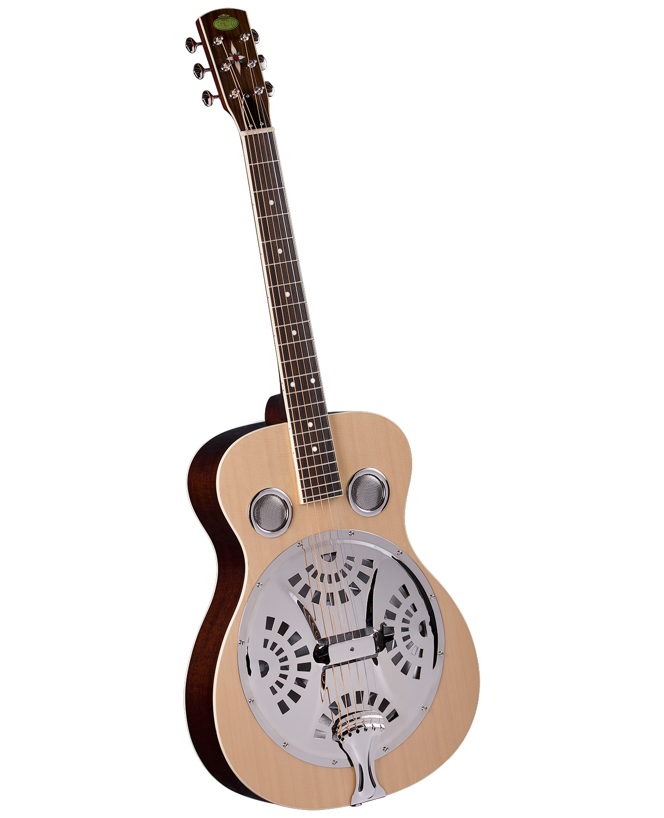 Regal RD-40N Studio Series Round Neck Resophonic Guitar - Natural