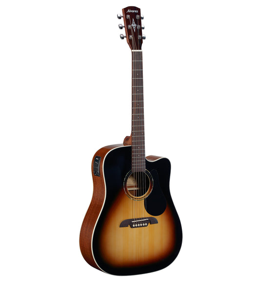 Alvarez Regent RD26CESB Dreadought w/Cutaway/Electronics & Gig Bag - Gloss Sunburst