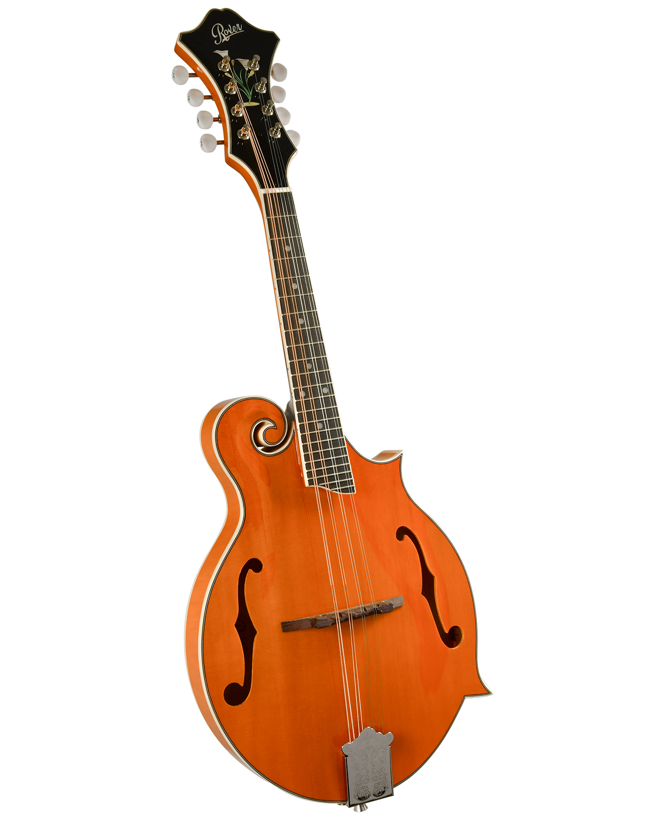 Rover RM-75 Deluxe Student F-Model Mandolin – Translucent Amber