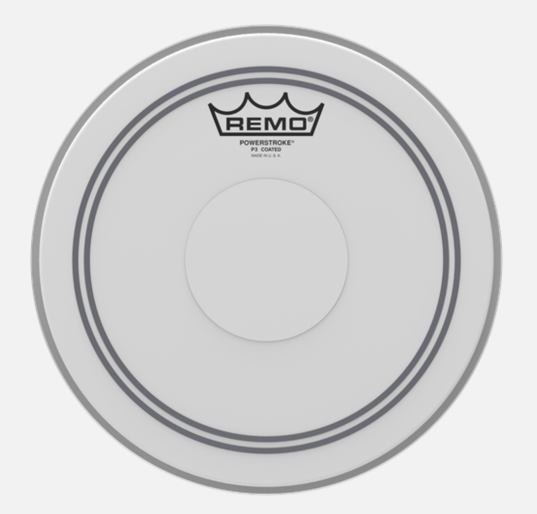 Remo Powerstroke P3 Coated - Top Clear Dot
