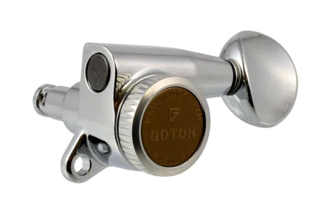 All Parts TK-0768-010 Locking Mini 6-In-Line Tuning Keys - Chrome (Demo Model)