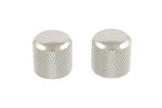 All Parts MK-3300 Push-On Metal Dome Knobs - Chrome, 2 Pack