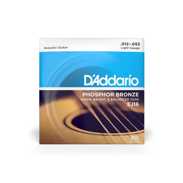D'addario EJ Series Phosphor Bronze Acoustic Guitar Strings