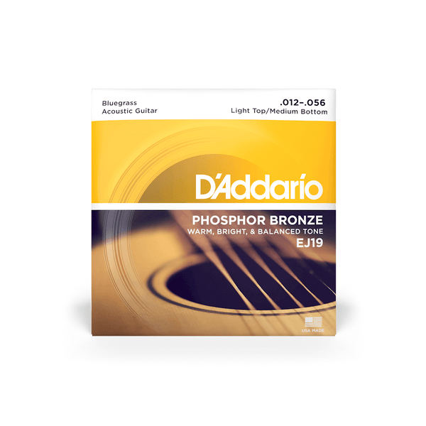 D'addario EJ Series Phosphor Bronze Acoustic Guitar Strings