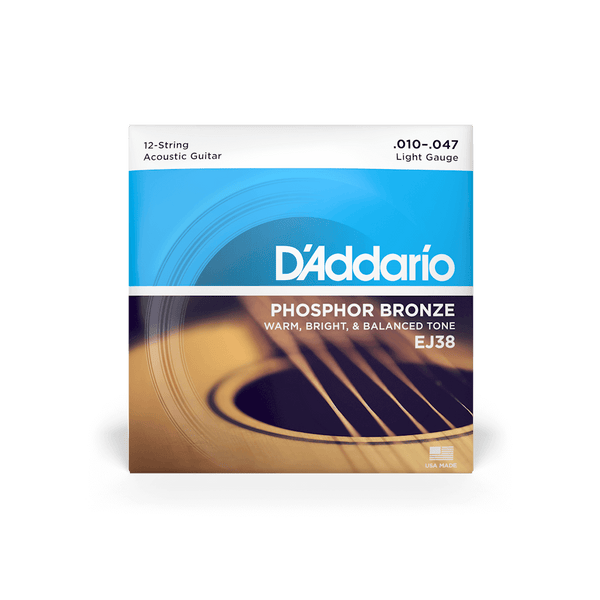 D'addario EJ Series Phosphor Bronze Acoustic Guitar Strings