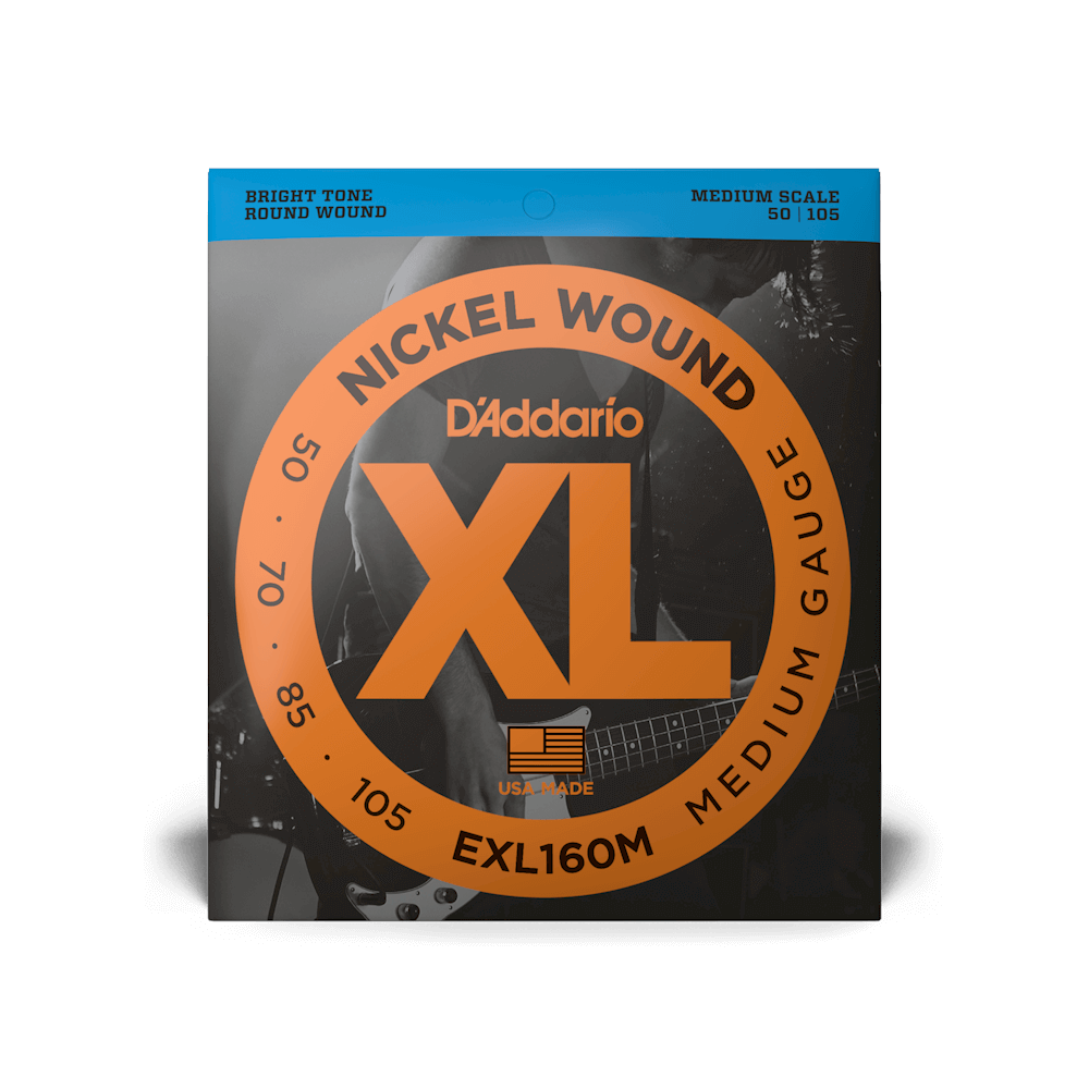D'addario EXL Nickel Wound Bass Strings