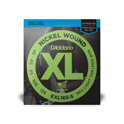 D'Addario EXL Nickel Wound Bass Strings