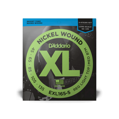 D'addario EXL Nickel Wound Bass Strings