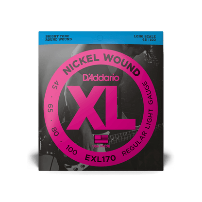 D'addario EXL Nickel Wound Bass Strings