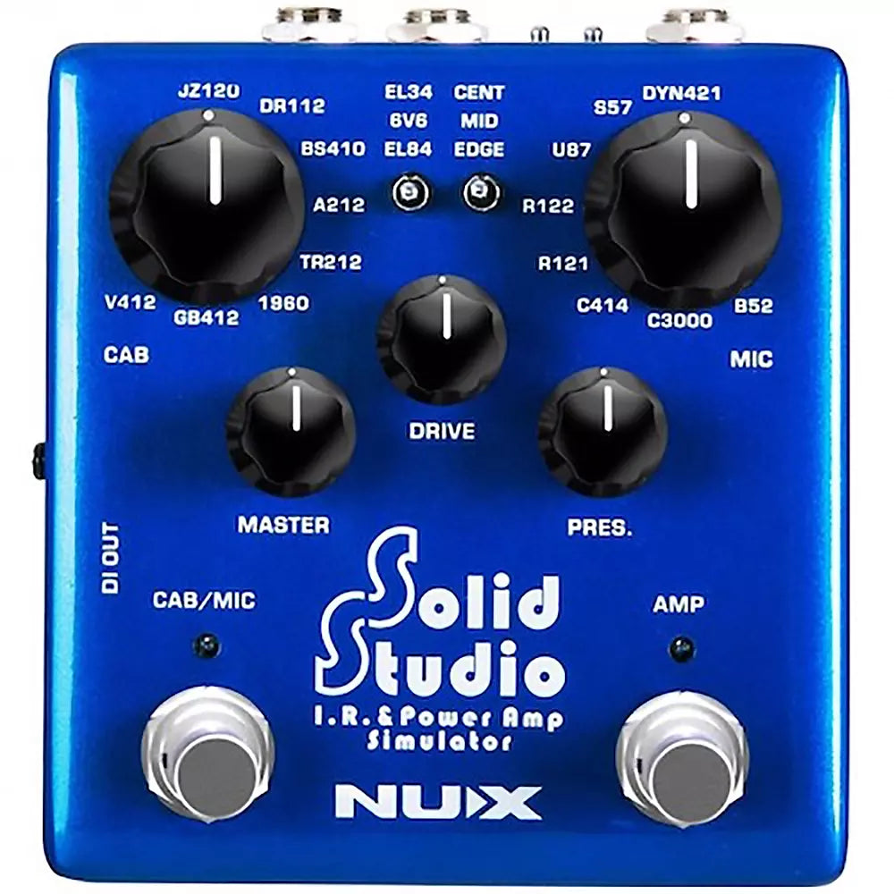 NUX Solid Studio Studio IR & Power Amp Simulator