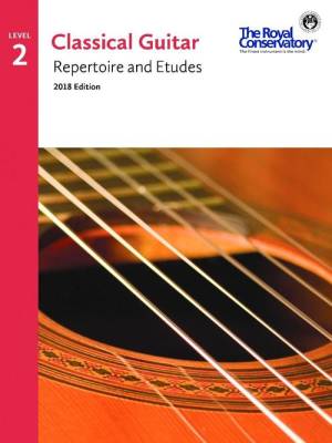 RCM Classical Guitar Repertoire & Etudes - 2018 Edition