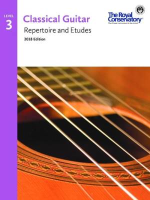 RCM Classical Guitar Repertoire & Etudes - 2018 Edition
