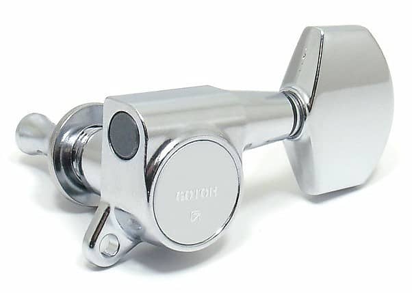 Allparts TK-0963-010 Gotoh SG381 3x3 Mini Keys with Large Buttons - Chrome