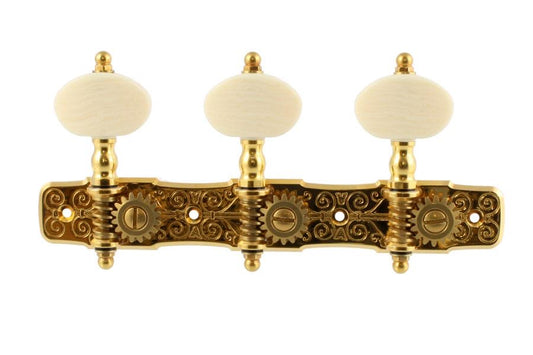 Gotoh 35G510 Gold Classical Tuner Set w/Simulated Ivory (All Parts TK-7953-002)
