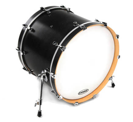 Evans 26” EQ1 Coated White Resonant Bass Drum Head