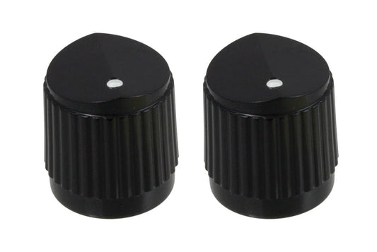 All Parts PK-3255-023 Black Beveled Top Knobs - Set of 2
