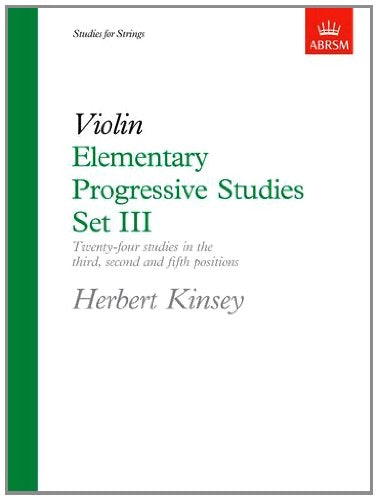 Elementary Progressive Studies Set III - Violin