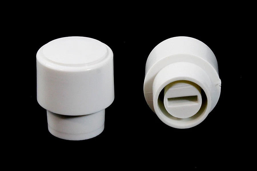 All Parts SK-0714-025 White Switch Knobs for Telecaster - Set of 2, White