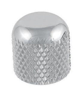 More Better Chrome Metal Dome Knobs - 2 Pack