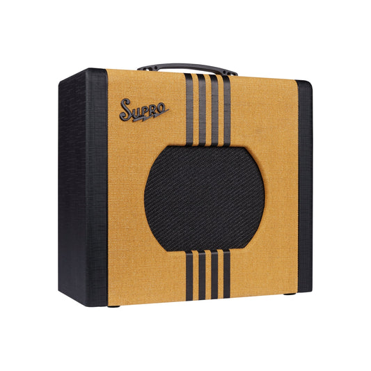 Supro Delta King 10 5 Watt 10” Guitar Combo Amp - Tweed & Black