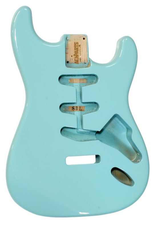 Allparts SBF-SB Sonic Blue Finished Replacement Stratocaster Body