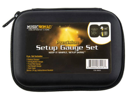 MusicNomad MN604 Precision Setup Gauge - 6 Piece Set