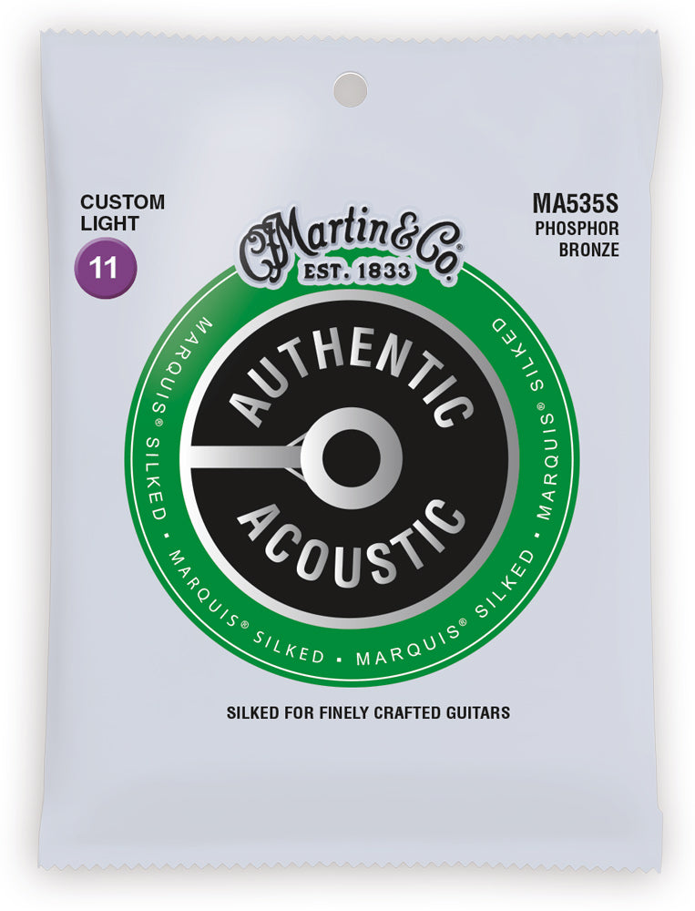 Martin Authentic Acoustic Marquis Silked 92/8 Phosphor Bronze Strings