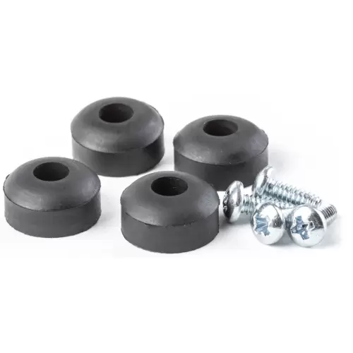 Dunlop Rubber Feet for Crybaby Wah Pedals - Screws Included (4 Pack)