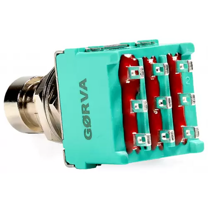 Gorva Mechano 3PDT Soft Click Footswitch