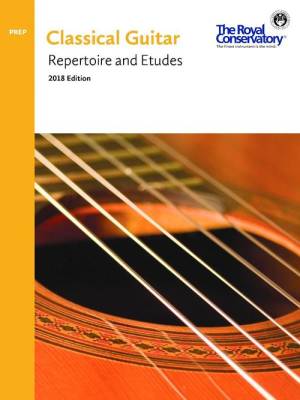 RCM Classical Guitar Repertoire & Etudes - 2018 Edition