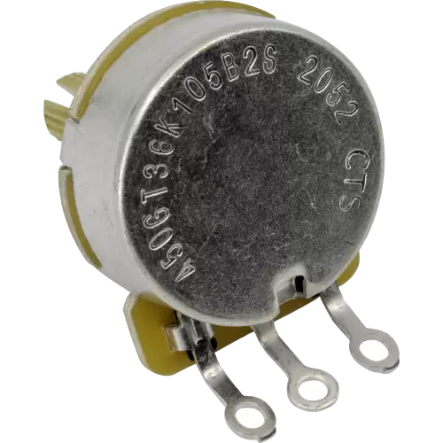 CTS 500k Audio Pot - Knurled Shaft - 3/8" Bushing