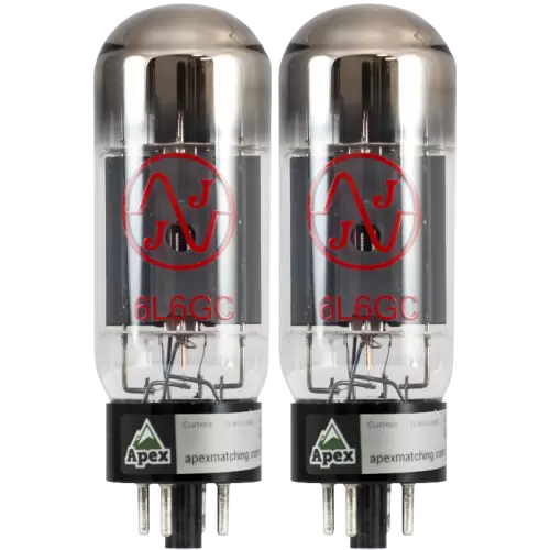 JJ Electronic Matched Burned In 6L6GC Pair