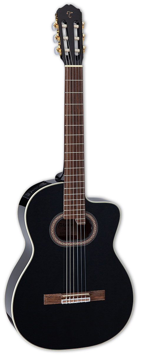 Takamine GC6CE-BLK Acoustic-Electric Guitar - Gloss Black